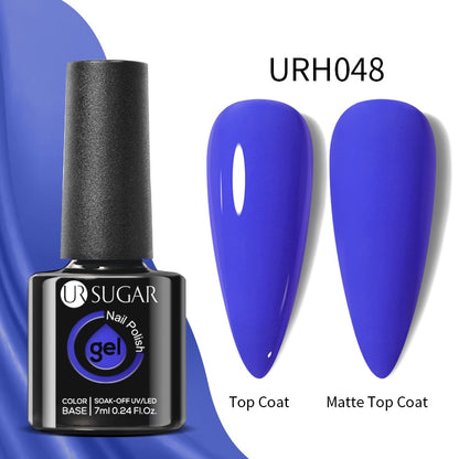 UR SUGAR Green Blue 3-layers Temperature Color-changing Gel Nail Polish 7ml Glass Bottle Thermal Gel Soak Off Nail Art Varnish