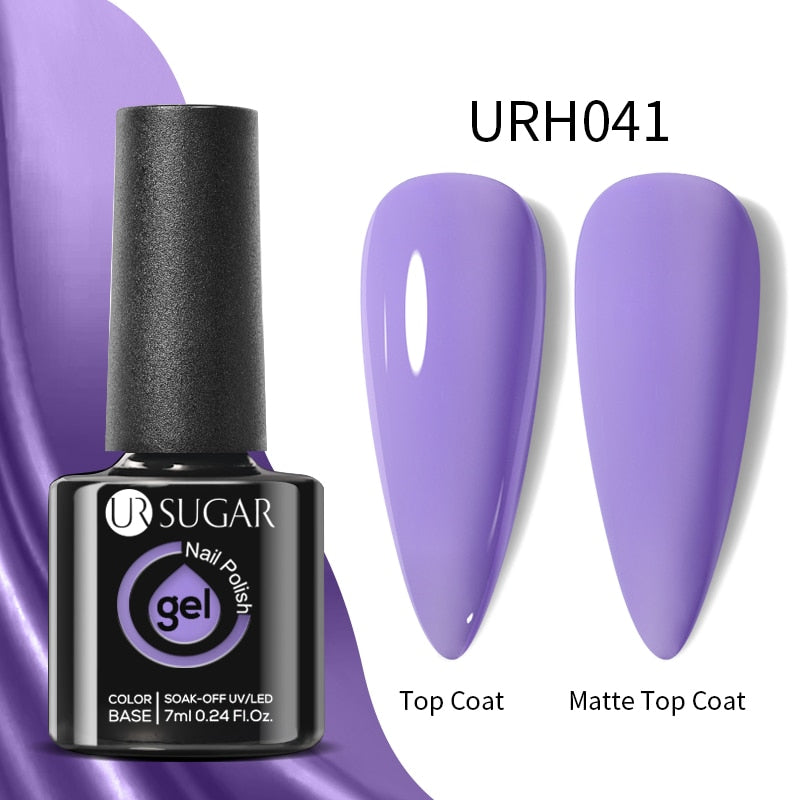 UR SUGAR Green Blue 3-layers Temperature Color-changing Gel Nail Polish 7ml Glass Bottle Thermal Gel Soak Off Nail Art Varnish