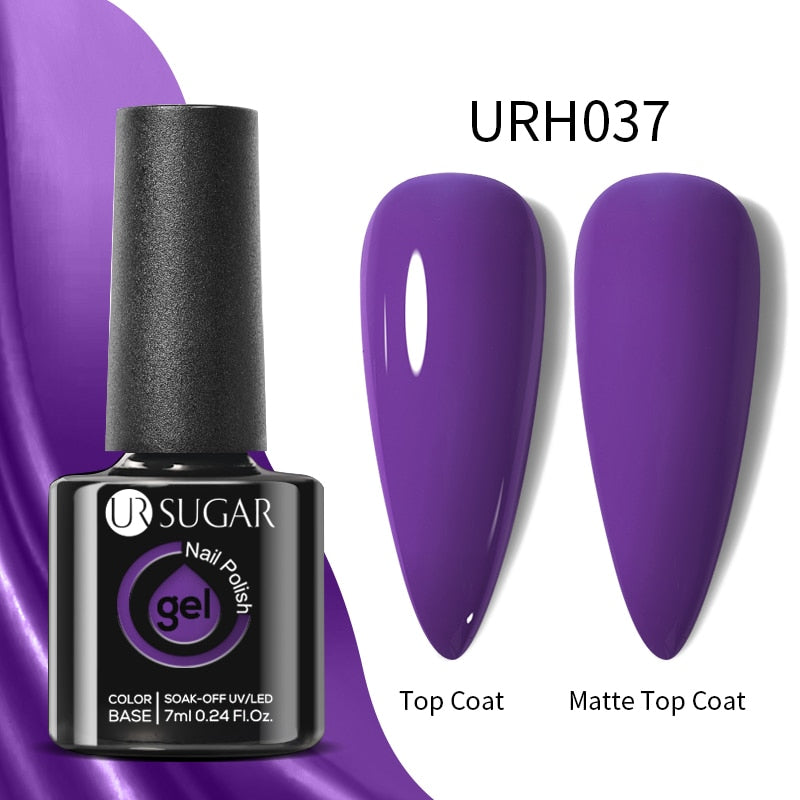 UR SUGAR Green Blue 3-layers Temperature Color-changing Gel Nail Polish 7ml Glass Bottle Thermal Gel Soak Off Nail Art Varnish