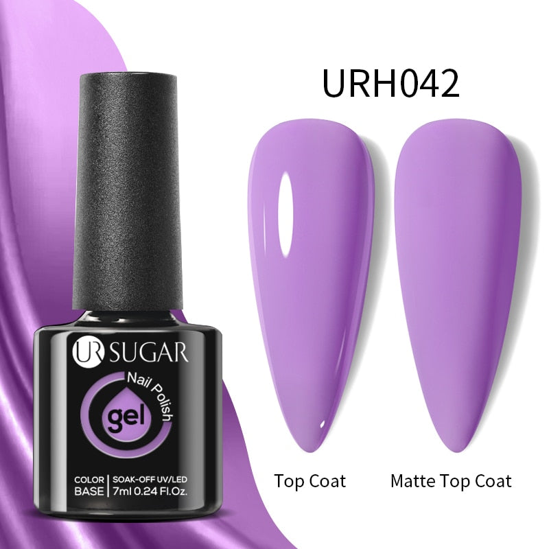 UR SUGAR Green Blue 3-layers Temperature Color-changing Gel Nail Polish 7ml Glass Bottle Thermal Gel Soak Off Nail Art Varnish