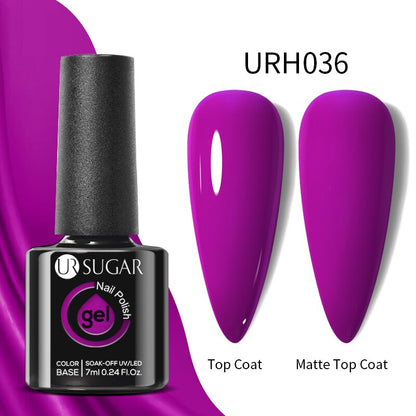 UR SUGAR Green Blue 3-layers Temperature Color-changing Gel Nail Polish 7ml Glass Bottle Thermal Gel Soak Off Nail Art Varnish