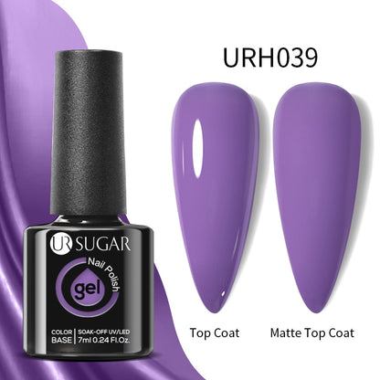 UR SUGAR Green Blue 3-layers Temperature Color-changing Gel Nail Polish 7ml Glass Bottle Thermal Gel Soak Off Nail Art Varnish