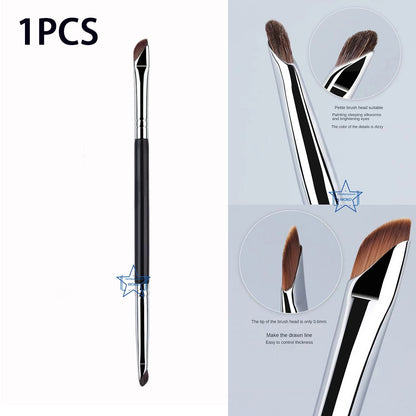 Upgrade Blade Eyeliner Brush Ultra Thin Fine Angle Flat Eyebrow Brush Under The Eyes Place Makeup Brush Precise Detail Brush