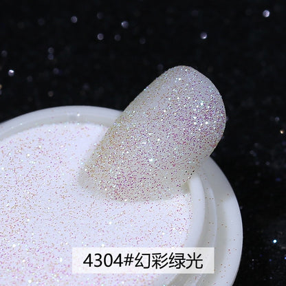 Multicolor Holographic Neon Shimmer Glitter Ice Muscle Aurora Nail Pigment Powder Fine Chrome Rubbing Dust Mirror Polish Decorat