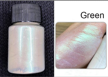 Multicolor Holographic Neon Shimmer Glitter Ice Muscle Aurora Nail Pigment Powder Fine Chrome Rubbing Dust Mirror Polish Decorat