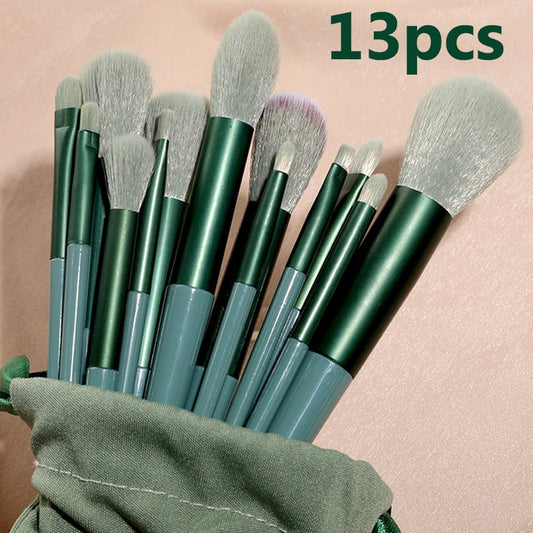Newest! Soft Fluffy Makeup Brushes Set For Cosmetics Foundation Blush Powder Brush Eyeshadow Kabuki Blending Makeup Beauty Tools